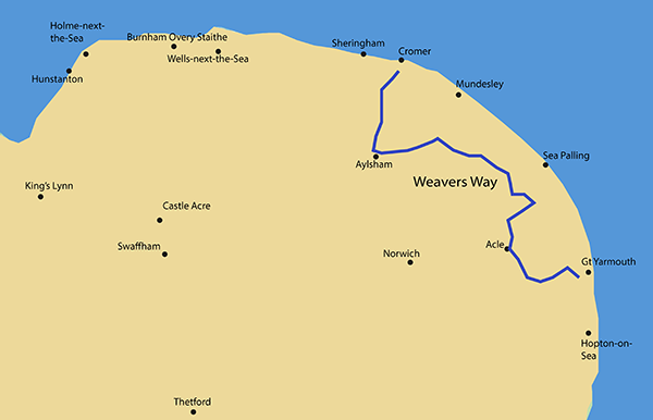 Weavers Way Map