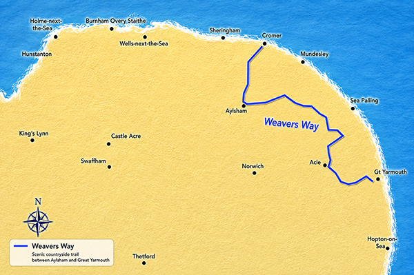 Weavers Way walking route Weavers Way walking route