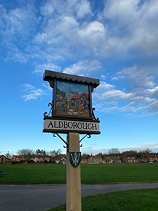 Aldborough village sign