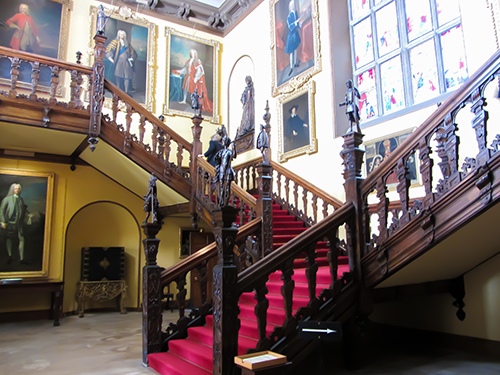 Grand staircase at Blickling Hall