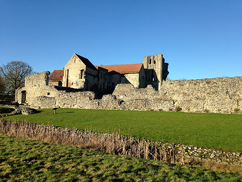 Castle Acre Priory ruins