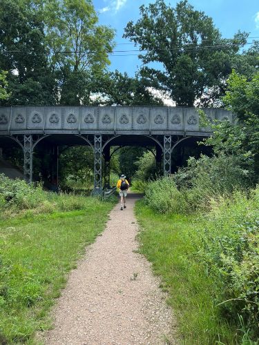 Weavers Way iron bridge