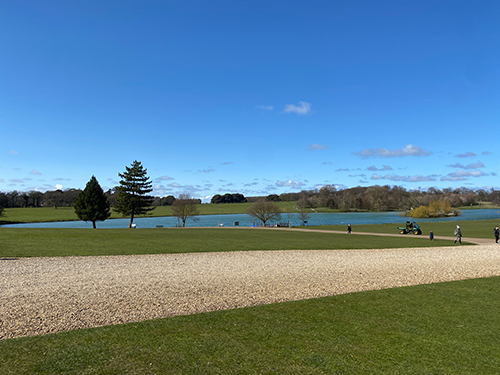 The lake at Holkham Hall