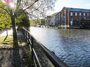 The warehouses along the River Yare in Norwich River Yare in Norwich