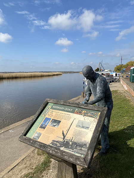 Sculpture at Reedham Quay Sculpture at Reedham Quay
