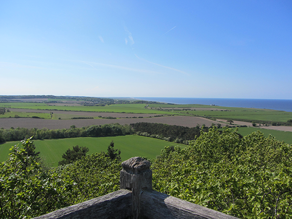 View from the Gazebo in Sheringham Park